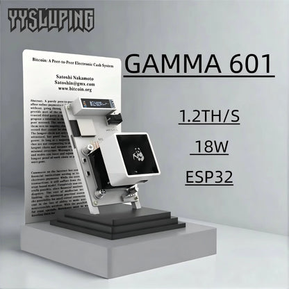 2026 Latest Bitaxe Gamma 601 1.5th/s 40W Open Source Bitcoin Miner With Power Supply