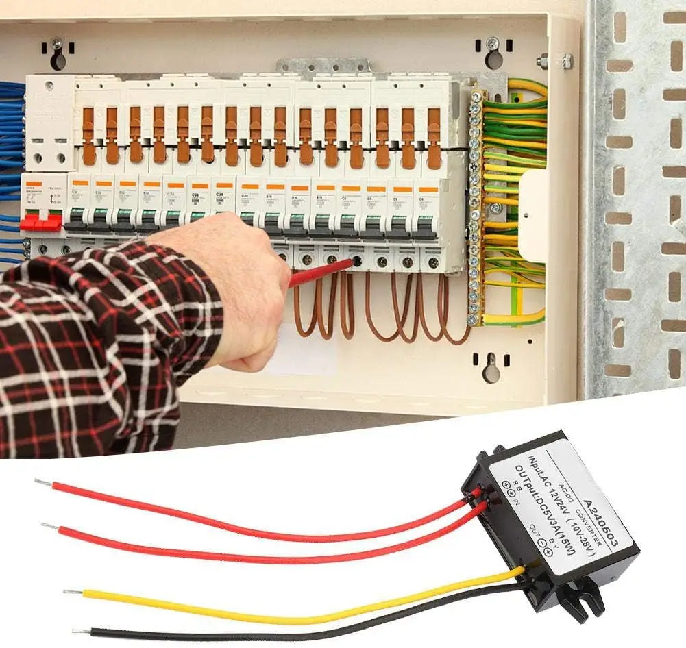 Voltage Power AC 12V 24V to DC 5V Voltage Regulator Power Module for Car Step Down Converter1A 2A 3A AC to DC 5C waterproof