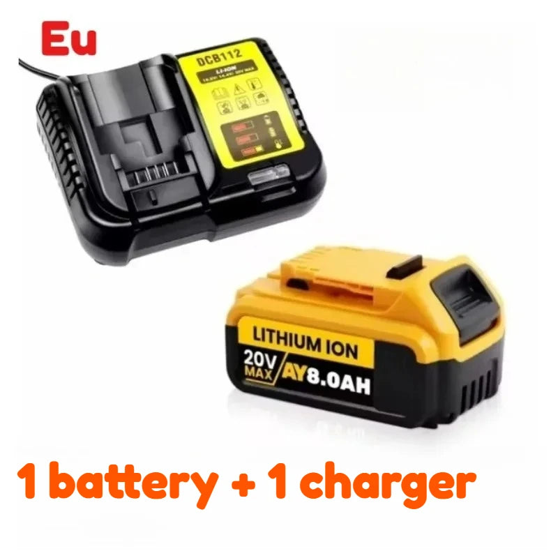 18650 18/20V 12Ah Lithium Battery for DeWalt DCB609 DCB609-2 DCB606 DCB612 DCB200 DCB204 DCB205 DCB206 DCB207 DCB209 Power Tools