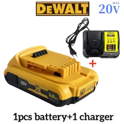 100% for DeWalt 18V 20V Max Lithium Batteries 20V 3Ah DCB203 Li ion Battery ReplacementDCB206 DCB205 DCB204 DCB200Power Tools