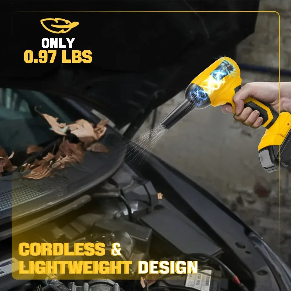 Power Tools Accessories for Dewalt 20V Battery Brushless Electric Turbo Jet Gun Handheld Fan Computer Keyboard Cleaning Tools