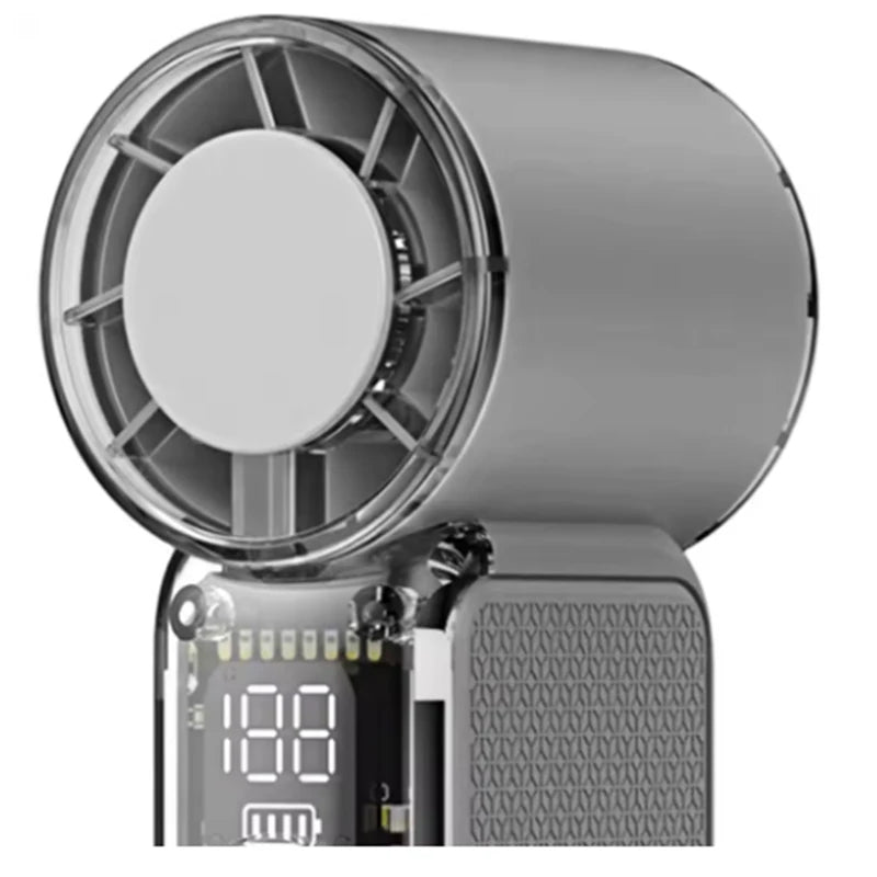 Powerful Mini Handheld Fan, Compact Portable Rechargeable Fan, High Speed Small Pocket Fan for Summer Travel Camping