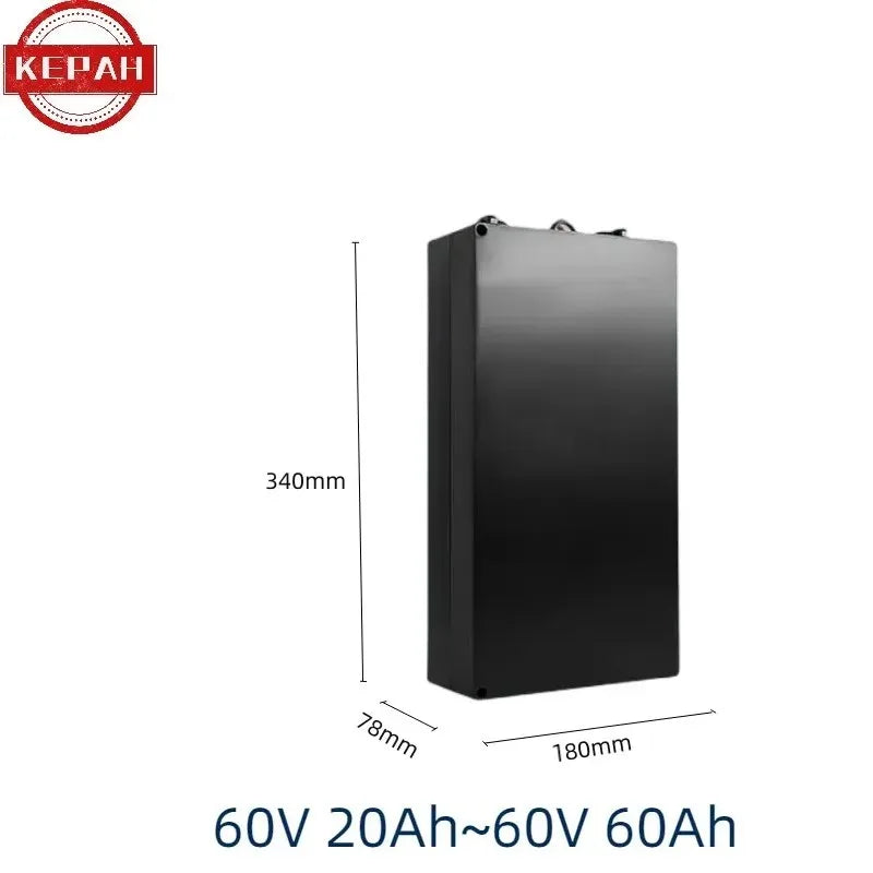 Electric  Lithium Battery Waterproof 18650 Battery 60V 20ah for Two Wheel Foldable Citycoco
