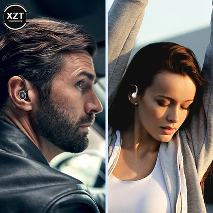 A1S Hanging-Ear Bluetooth Sports Headset Single Handsfree Earphone Stereo Noise Canceling Business Headphones For Smart Phones