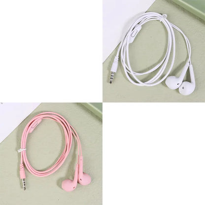 1/2/3pcs Universal 3.5mm Stereo In-Ear Headphones Sport Music Earbud Handfree Wired Headset Earphones with Mic For Xiaomi Huawei