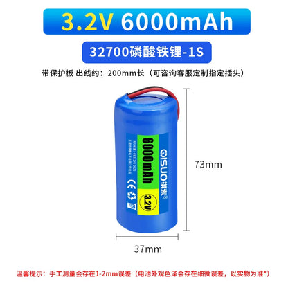 32700 3.2V LiFePO4 Battery Pack 30000mAh Lithium Iron Phosphate Batterie for Solar Street Lights Outdoor Courtyard Lamp Lighting