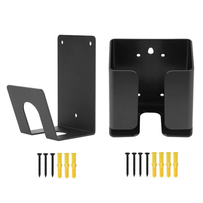 EV Charger Holder, Wall-Mounted Bracket Set, Compatible with SAE J1772 Connector & J-Hook