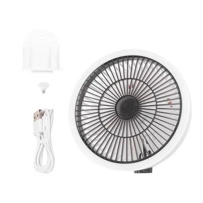 [B25B!】 Household Wall-Mounted Small Fan Charging Multi-Functional Rechargeable Fan Portable Shaking Electric Fans