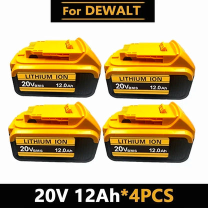 for DeWalt 18v 20V Lithium Ion Batteries 20V 12Ah DCB203 Li ion Battery Replacement DCB206 DCB205 DCB204 DCB200Power Tools
