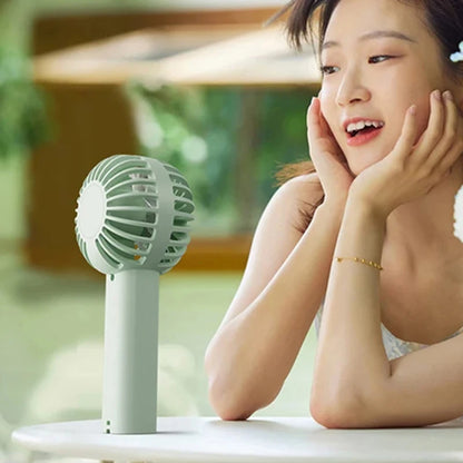 Portable Outdoor Usb Charging Fan With Battery Desktop Aromatherapy Mini Electric Fan Three-speed Adjustment Summer 2025 New