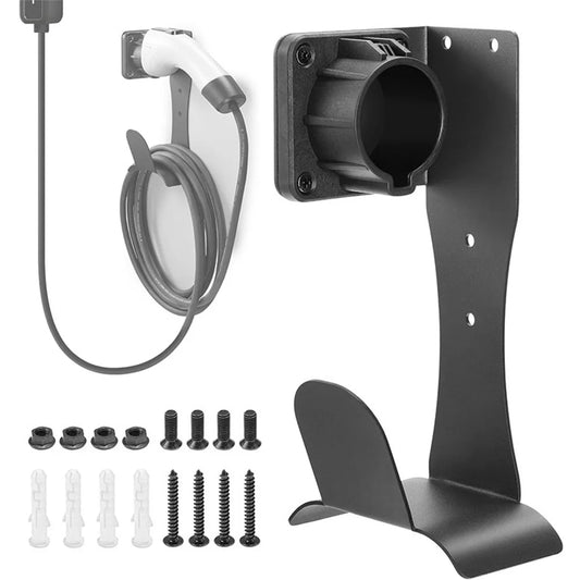 Wall Mount EV Charger Holder Garage Wall Mount Stainless Steel Wall Charger Mount EV Charger Holder Stainless Steel