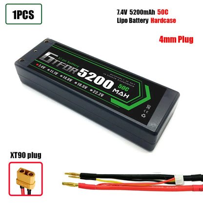 Batteries Lipo 7.4V 11.1V 15.2V 14.8V 22.2V 2S 3S 4S 6S 5200Mah 7000mAh 9200mAh 10000mAh for RC Car Truck Evader BX Truggy