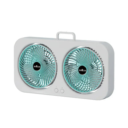 360° Rotatable Rechargeable Fan | USB Powered Standing & Desk Fan, Long Lasting Battery for Outdoor & Indoor Use