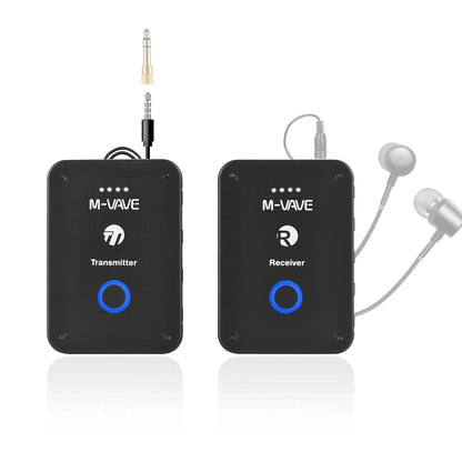 Dropshipping Wholesale M Vave WP9 Wireless Earphone Monitor 2.4GHz ISM Transmitter Receiver Support Stereo Mono Recording