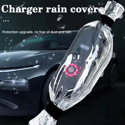 Waterproof Electric Car Charger Rain Cover Dustproof Protector Bag for EV Charging Plug Control Box Outdoor