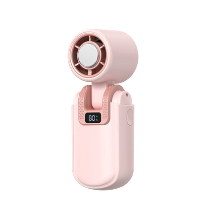 USB Rechargeable Bladeless Handheld Fan Mini Portable Personal Fan High Speed 120 Gear Turbo Airflow Eyelash Fan
