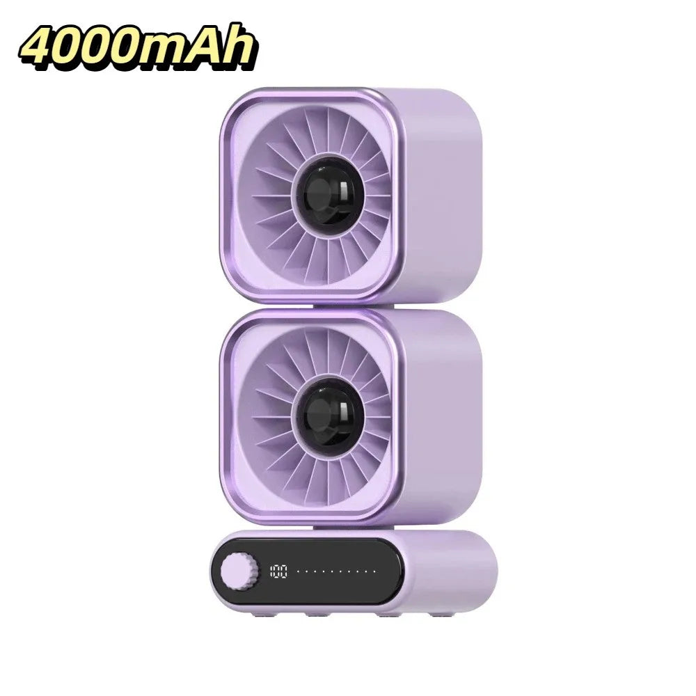 Rechargeable Battery Portable Mini Circulating Fan Quiet Operation Strong Airflow Rechargeable Personal Fan Low-Noise Design
