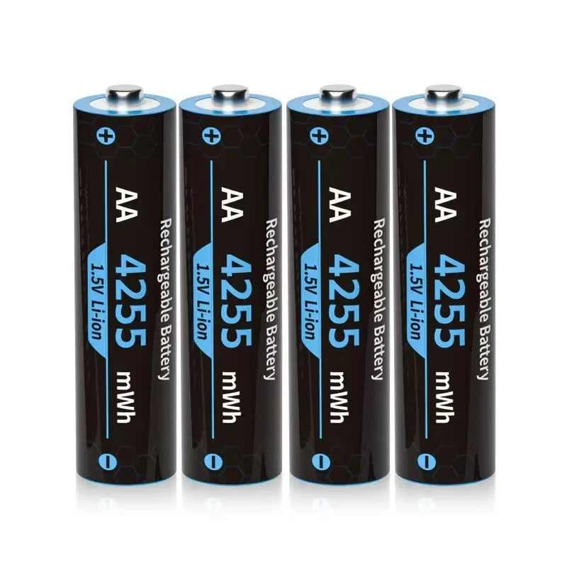 1.5V AA/AAA Lithium Battery LED Light Display Charger Intelligent Storage Charging Integrated Lithium Battery Charger