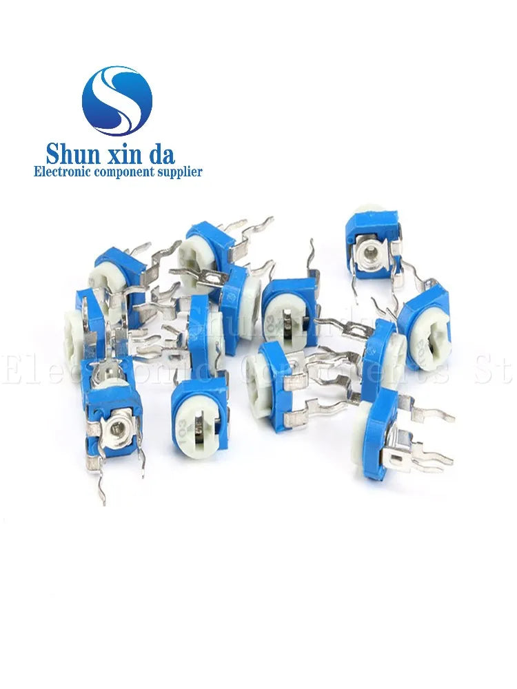 20PCS RM065 RM063 103 104 10K 100 Ohm - 1M 1K 2K 5K 20K 50K 100K 200K 500K Potentiometer Variable Resistors Trimmer Adjustable