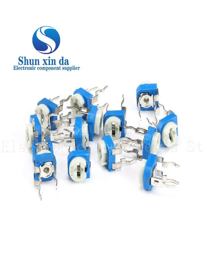 20PCS RM065 RM063 103 104 10K 100 Ohm - 1M 1K 2K 5K 20K 50K 100K 200K 500K Potentiometer Variable Resistors Trimmer Adjustable