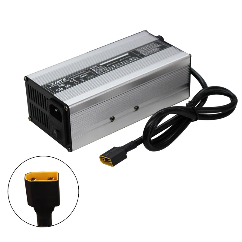 WATE 50.4V 12A charger Lithium ion battery 12S output voltage 44.4V high-power charger