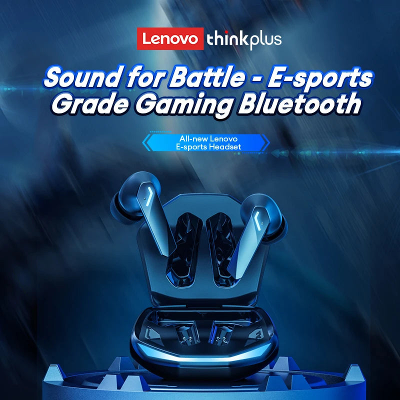 Lenovo GM2 Pro TWS Wireless HIFI Stereo Headset Low Latency Headphones Gaming Music Dual Mode Earbuds Music Sport Headset