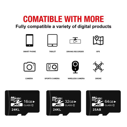Memory Card High Speed C10 SD Card 64GB 32GB U3 A2 Flash Memory Card Micro Tarjeta SD For camera