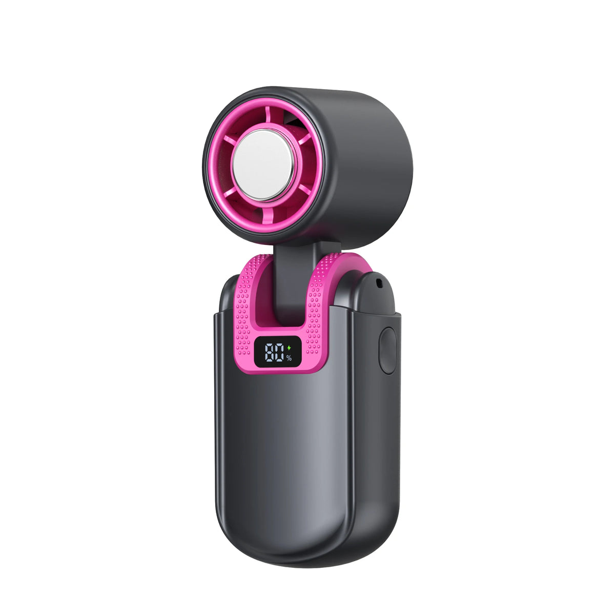 USB Rechargeable Bladeless Handheld Fan Mini Portable Personal Fan High Speed 120 Gear Turbo Airflow Eyelash Fan