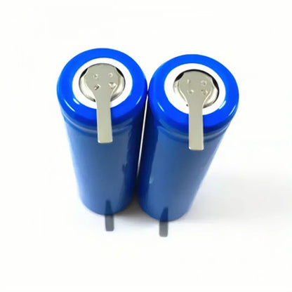 14650 Battery 3.7V 1200mAh Rechargeable Lithium Battery with Solder Tabs for Watch Flashlight Walkie Talkie Electric Toothbrush