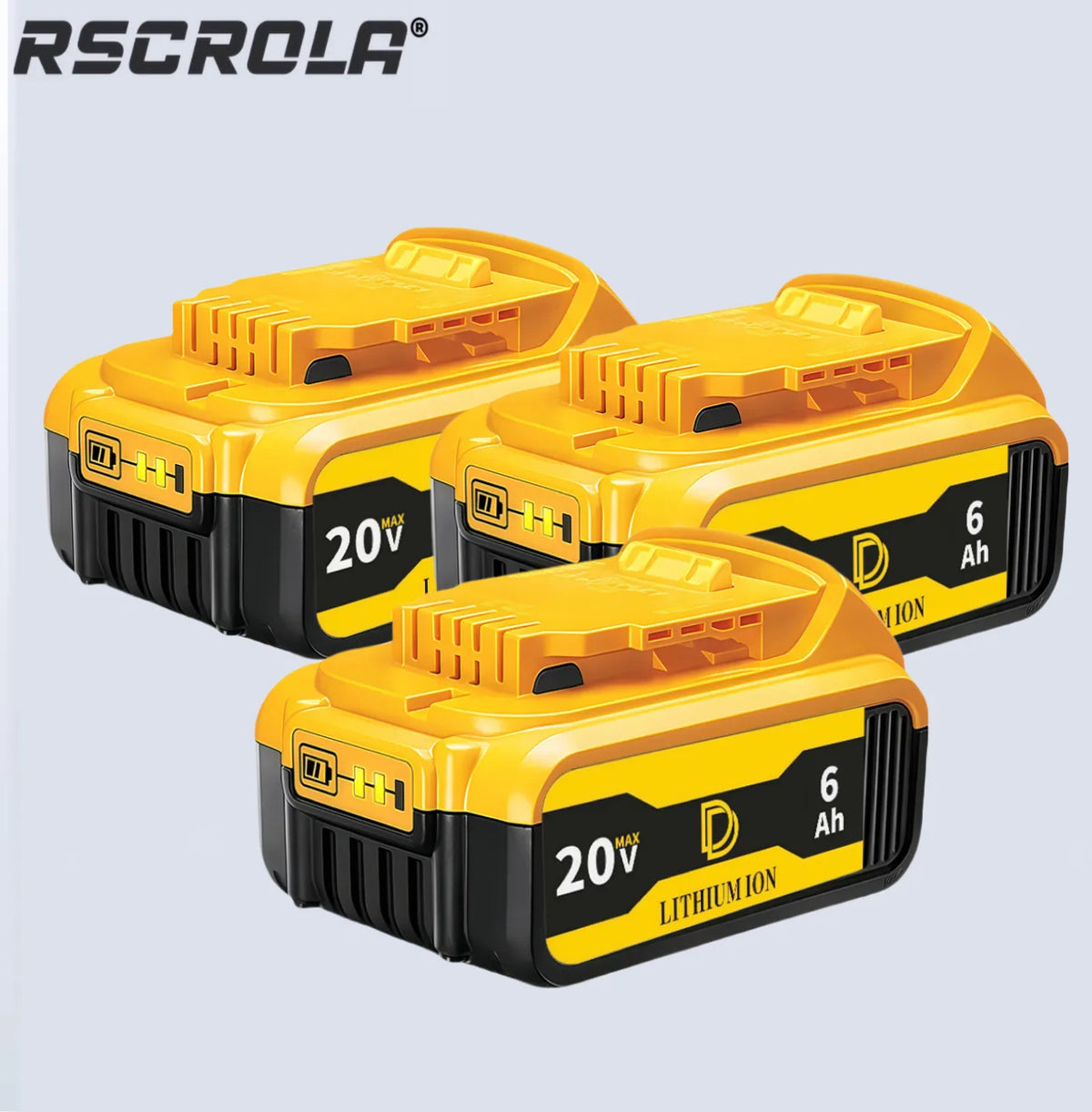 for DEWALT 20V 6000&8000mAh lithium ion battery, dewalt power tool DCB606, DCB205，DCB206，DCBGene，DCB200 MAX，20V dewalt batteries