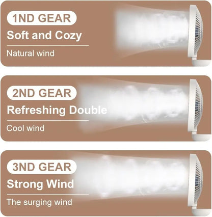 Three-Speed Adjustable Fan Usb Charging Home Dormitory Large Wind Desktop Mini Portable Electric Fan Folding Convenient Storage