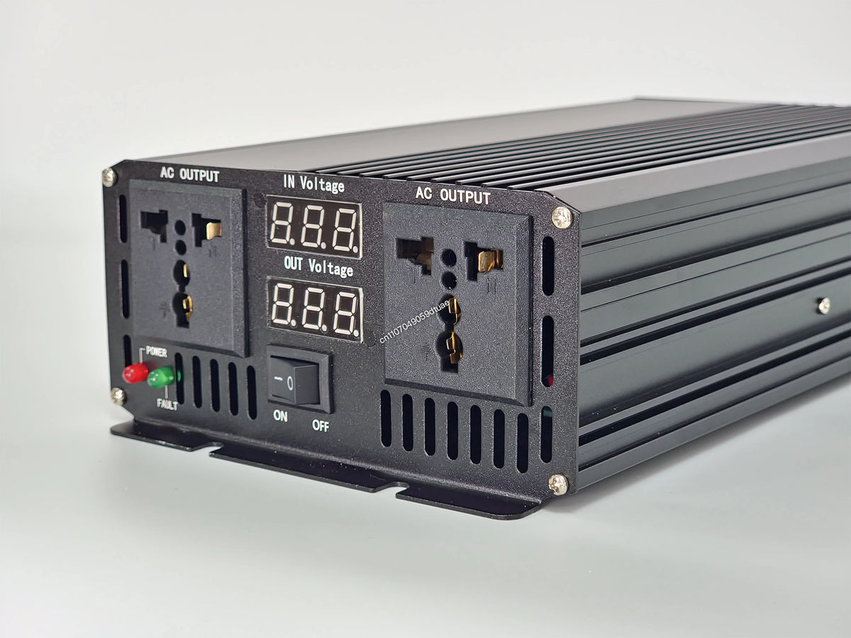 Voltage Converter 12000W 10000W Pure Sine Wave Power Inverter LED Display Power Inverter Transformer 12V 24V 48V 60V TO 220V