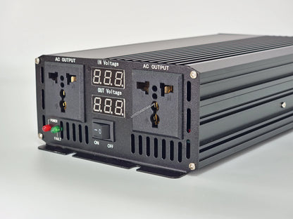 Voltage Converter 12000W 10000W Pure Sine Wave Power Inverter LED Display Power Inverter Transformer 12V 24V 48V 60V TO 220V