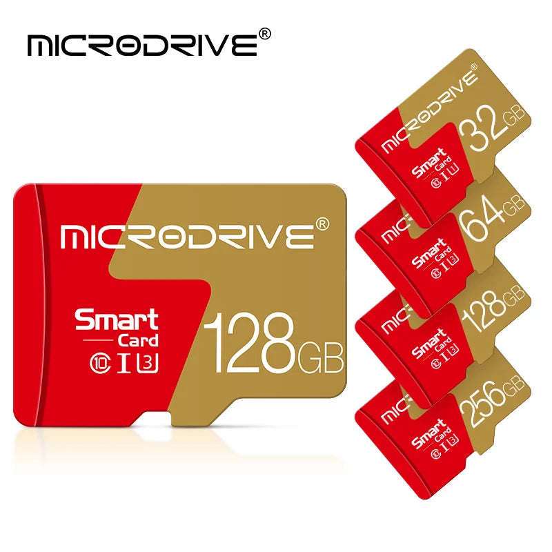 Memory Card 128gb 256gb Class 10 Micro tf SD Card 32gb 16gb 8GB 4GB Flash Cards  mini sd TF card mini sd card with card reader