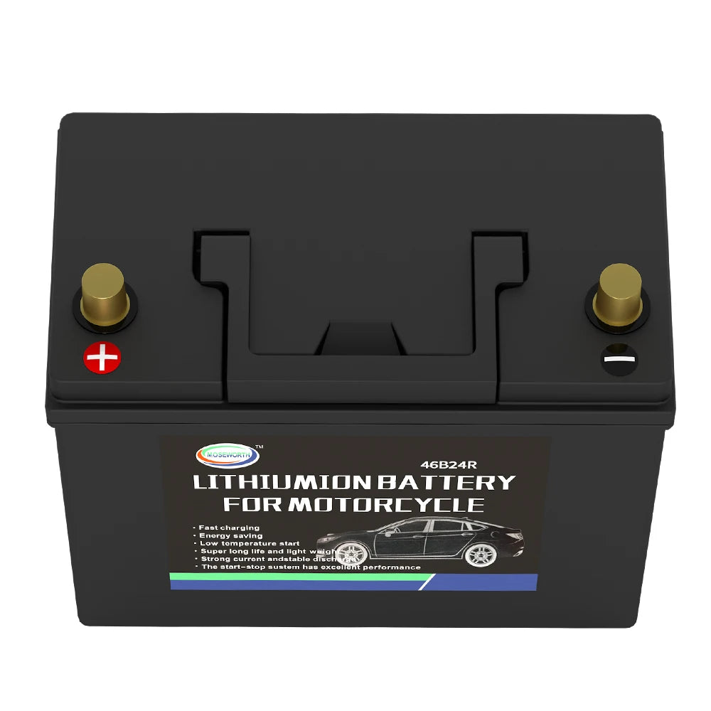 Car Battery 12V LiFePO4 Lithium Iron Phosphate Deep Cycle Built-in BMS 20Ah 40Ah 80Ah 100Ah High-Performance Automotive Battery