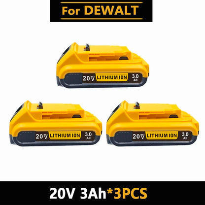 for DeWalt 18v 20V Lithium Ion Batteries 20V 12Ah DCB203 Li ion Battery Replacement DCB206 DCB205 DCB204 DCB200Power Tools