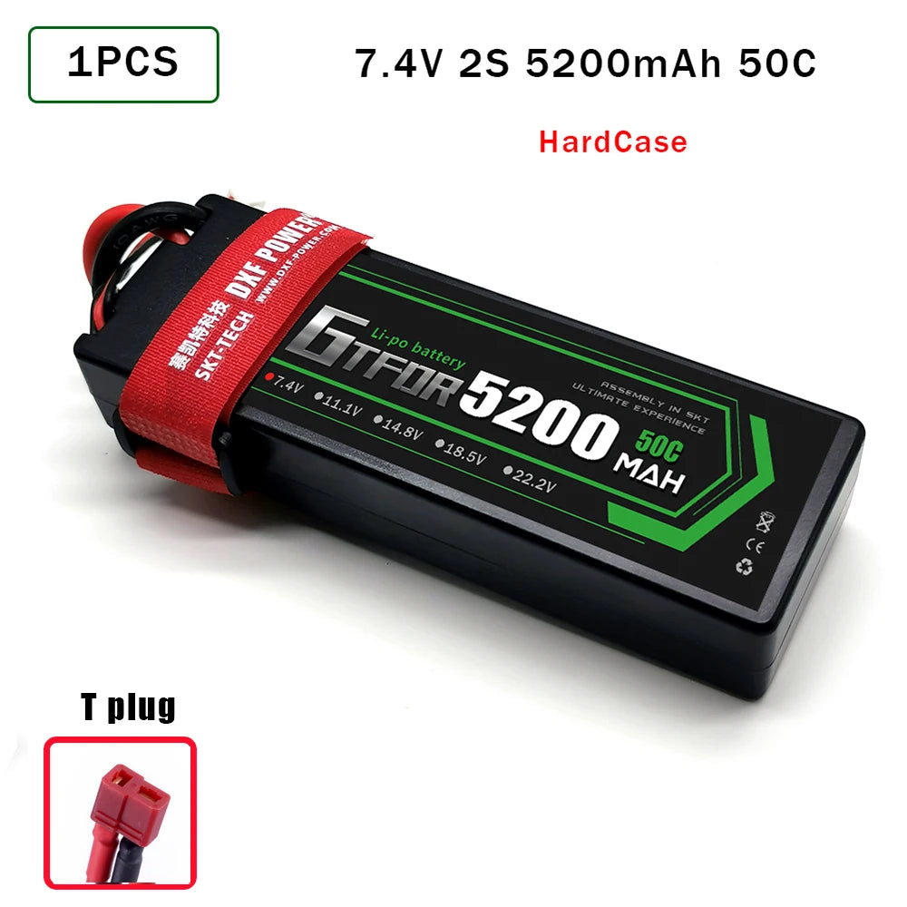 Batteries Lipo 7.4V 11.1V 15.2V 14.8V 22.2V 2S 3S 4S 6S 5200Mah 7000mAh 9200mAh 10000mAh for RC Car Truck Evader BX Truggy