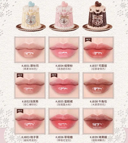 THE SWEETIE BEAR COLLECTION Makeup Gift Set All In Shimmer Eye Shadow Palette Blush Powder Lip Jelly Gift Box