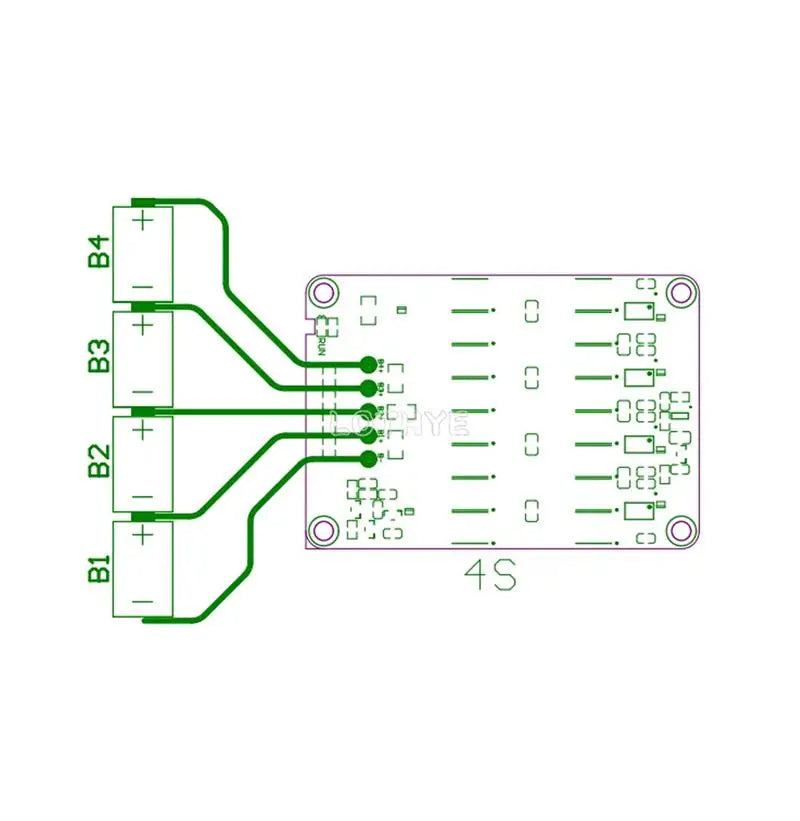 5A 3S 4S 6-8S Lithium Battery Active Equalizer Balancer Board Li-ion Lipo Lifepo4 LTO Battery Energy Capacitor BMS ﻿