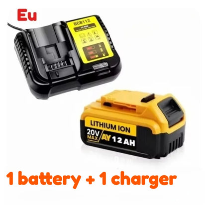18650 18/20V 12Ah Lithium Battery for DeWalt DCB609 DCB609-2 DCB606 DCB612 DCB200 DCB204 DCB205 DCB206 DCB207 DCB209 Power Tools