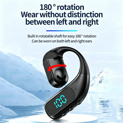 Wireless Bluetooth Headphones With Microphone Earphone Air Conduction AI Intelligent Noise Cancelling Handsfree Talk Headset