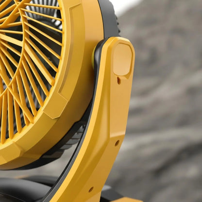 Portable Fan with Light Compact USB Fan with Light Rechargeable for Campers, Journeyers, Camping, Tabletop, Tent