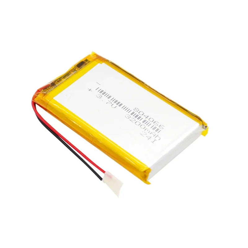 3200mAh 804066 3.7V Rechargeable Polymer Lithium Battery for Tablet Pc Speaker Camera Recorder Bluetooth Speakers Lipo Batteries