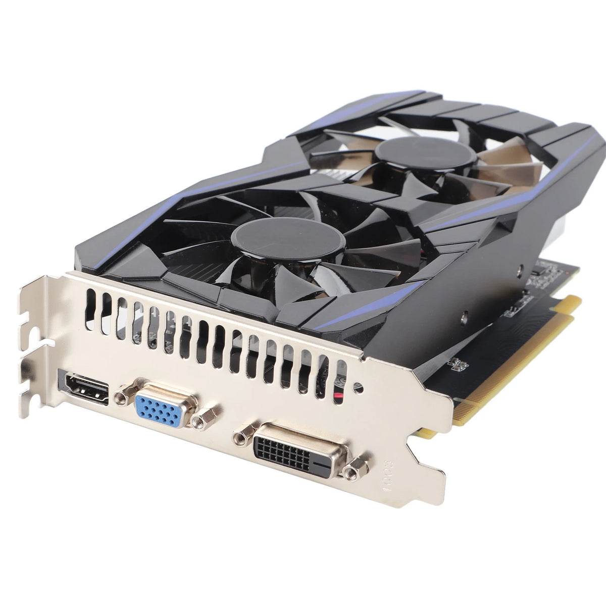 Computer Graphics Card Good Performance Low Noise Graphics Card Small Size 128bit  Bit Width for Dual Fan Desktop Computer
