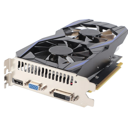 Computer Graphics Card Good Performance Low Noise Graphics Card Small Size 128bit  Bit Width for Dual Fan Desktop Computer