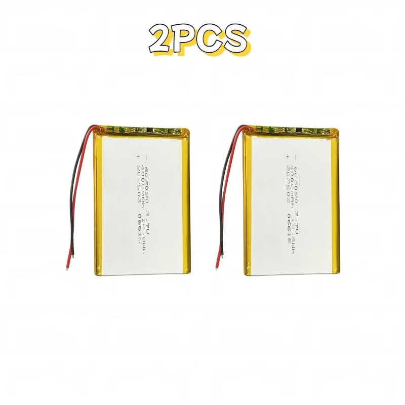 3.7V 606090 Polymer Lithium Battery 4000mAh Large Capacity Tablet Computer Mobile Power Bank Supply DIY Rechargeable Batteries