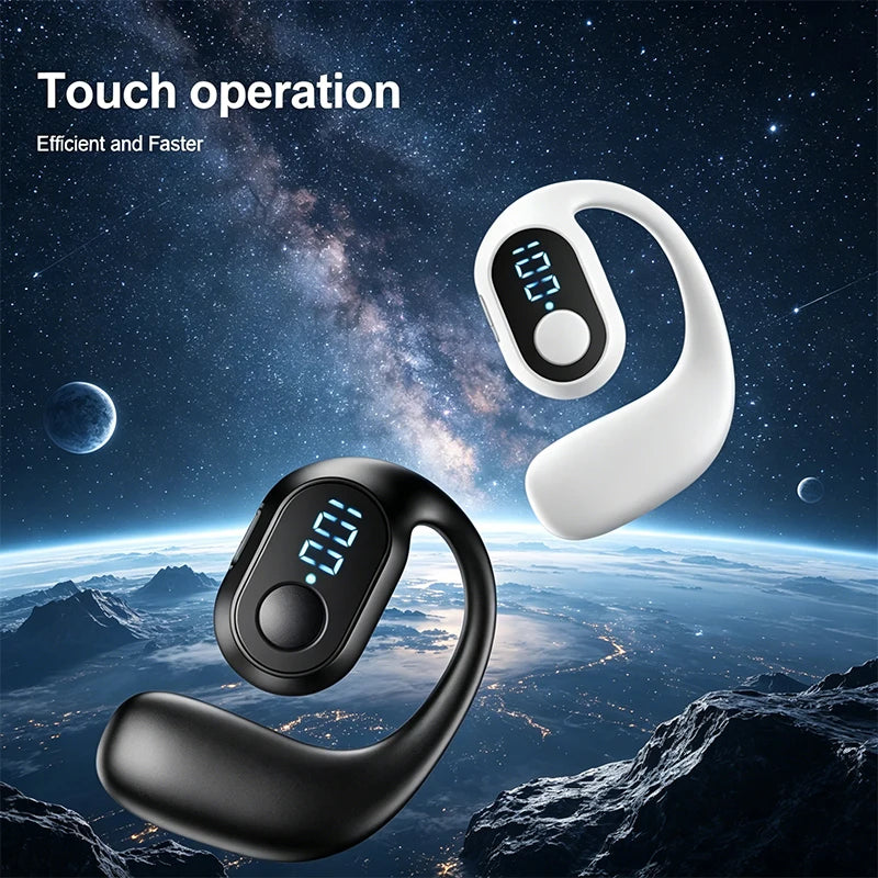 Q7-Wireless Earphones Bluetooth 5.3 Mini Handsfree Waterproof Sport Music Headset Single Earbuds OWS Headphone HiFi Music