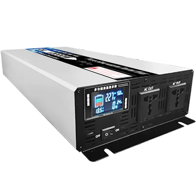 Solar Inverter 8000W 10000W 12000W Power Pure Sine Wave Inverters Inversor 24v 110v Onda Pura 12v 48v 220v Car Voltage Converter