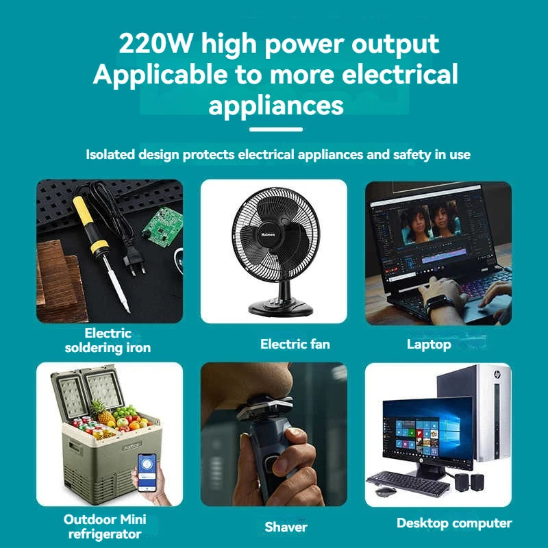 Small Power Conversion Inverter Lithium Battery Inverter Outdoor Working Inverter With Overheat Protection