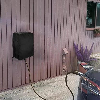 Car Charging Station Dust Cover, EV Charger Cover, Charging Station Hood, Adjustable Size Zipper Waterproof and Dust-Proof Cover